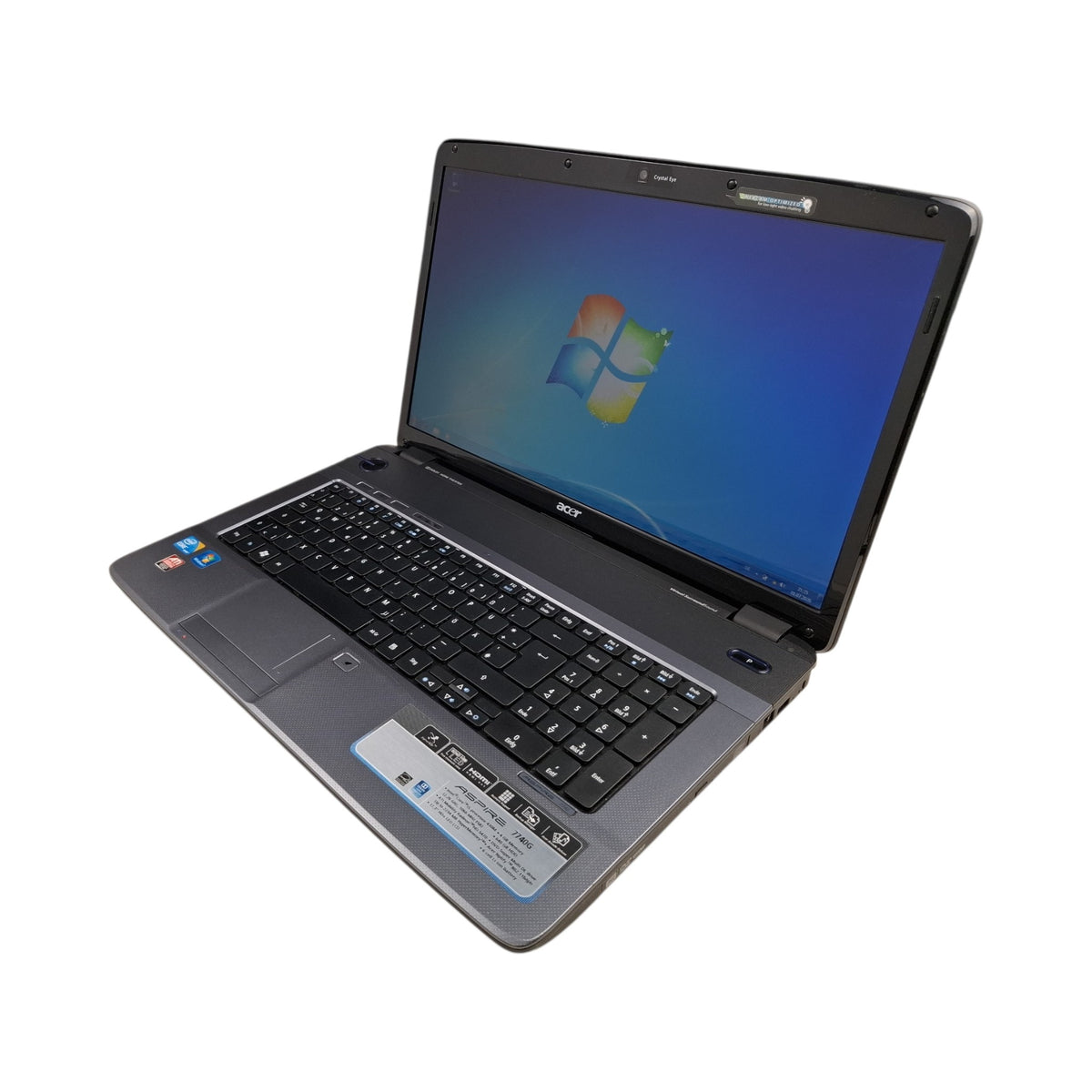 Retro Laptop 17 Zoll Acer Aspire 7740G Core i5 430M 4 GB 250 GB SSD Win 7 Home Premium