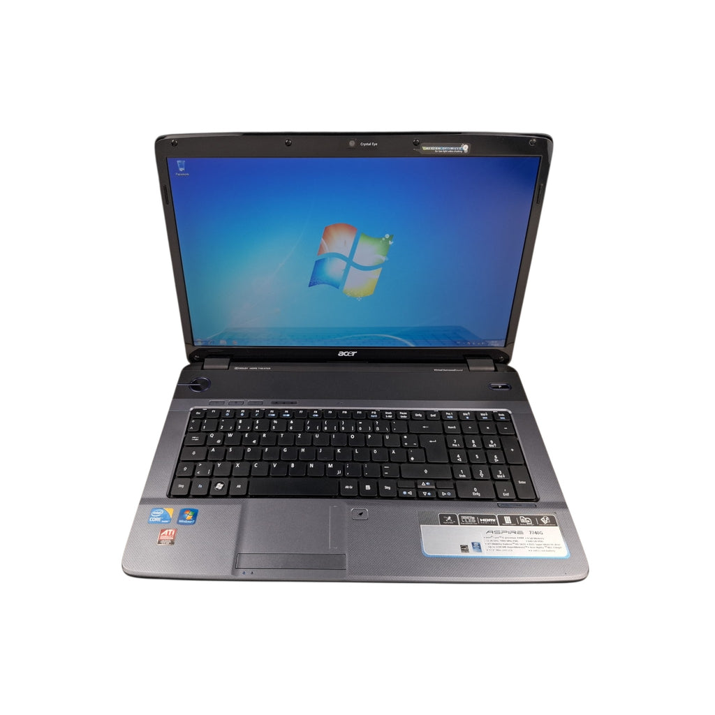 Retro Laptop 17 Zoll Acer Aspire 7740G Core i5 430M 4 GB 250 GB SSD Win 7 Home Premium