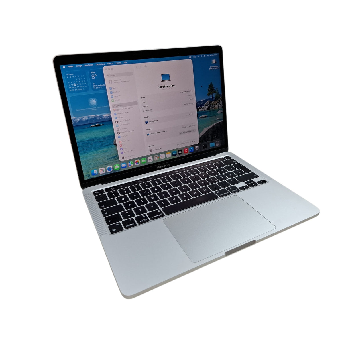 Apple MacBook Pro 13 A2338 Apple M1 16 GB RAM 1 TB SSD Retina macOS Tahoe