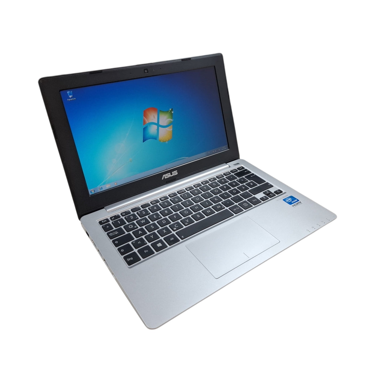 Windows 7 Retro Laptop 11,6 Zoll ASUS F201E Celeron 847 2 GB 120 GB SSD Win 7 Pro