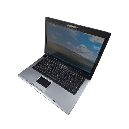 Retro Gaming Laptop Asus Pro50 Core Duo T5450 AMD RADEON HD 120 GB SSD Win XP Pro 32Bit