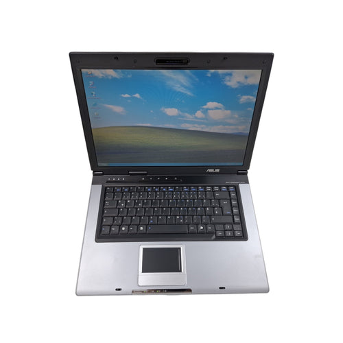 Retro Gaming Laptop Asus Pro50 Core Duo T5450 AMD RADEON HD 120 GB SSD Win XP Pro 32Bit