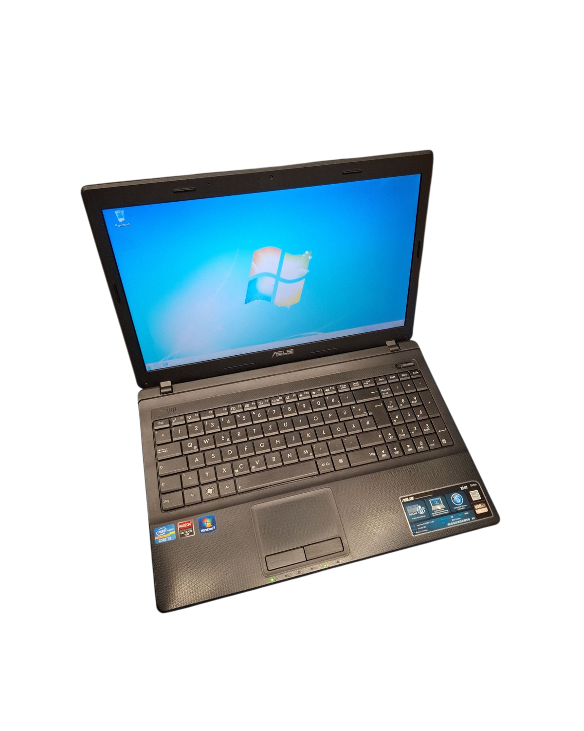 Windows 7 Laptop Retro Asus X54H Core I3 SSHD 1GB Grafik