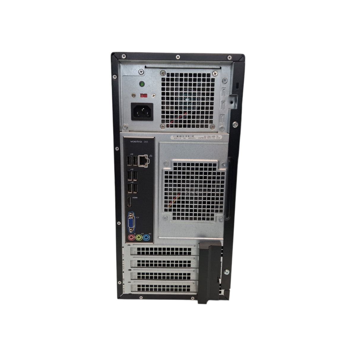 Windows 7 Retro PC Dell Vostro 260 Intel Core i3-2120 4 GB RAM 128 GB SSD 500 GB HDD Windows 7 Pro 32-Bit