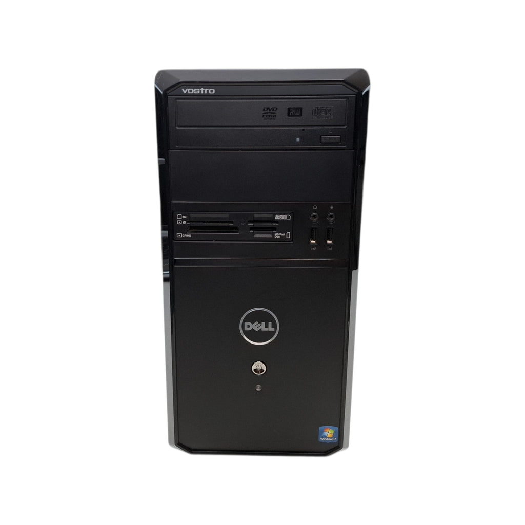 Windows 7 Retro PC Dell Vostro 260 Intel Core i3-2120 4 GB RAM 128 GB SSD 500 GB HDD Windows 7 Pro 32-Bit