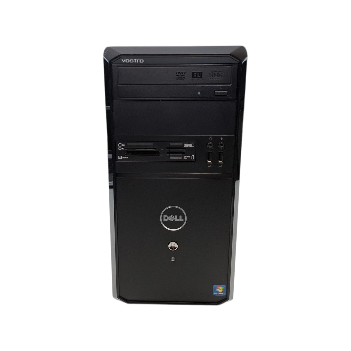 Windows 7 Retro PC Dell Vostro 260 Intel Core i3-2120 4 GB RAM 128 GB SSD 500 GB HDD Windows 7 Pro 32-Bit