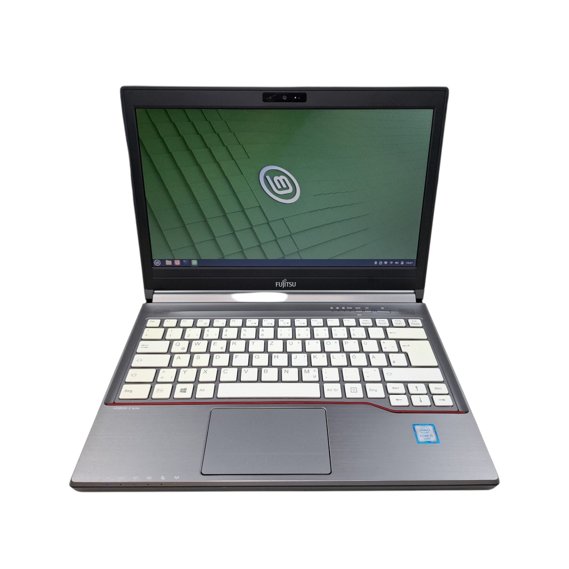 Linux LMDE 7 Gigi Laptop Fujitsu Lifebook E736 i5-6200U 8 GB 256 GB SSD LMDE 7 13 Zoll DVD