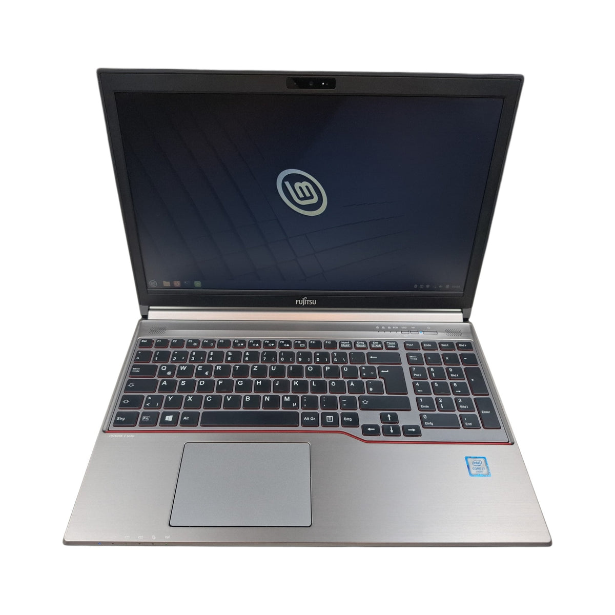 Linux Laptop mit DVD Fujitsu Lifebook E756 i7-6500U 16 GB DDR4 512 GB SSD Linux Mint