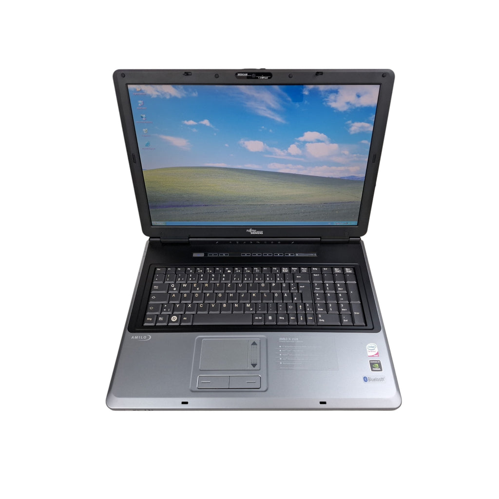 Retro Laptop Fujitsu Siemens Amilo Xi 2528 Core 2 Duo T9300 GeForce 8600M 3 GB RAM 250GB SSD 750GB HDD Windows XP