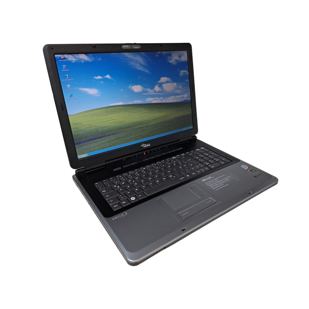 Retro Laptop Fujitsu Siemens Amilo Xi 2528 Core 2 Duo T9300 GeForce 8600M 3 GB RAM 250GB SSD 750GB HDD Windows XP