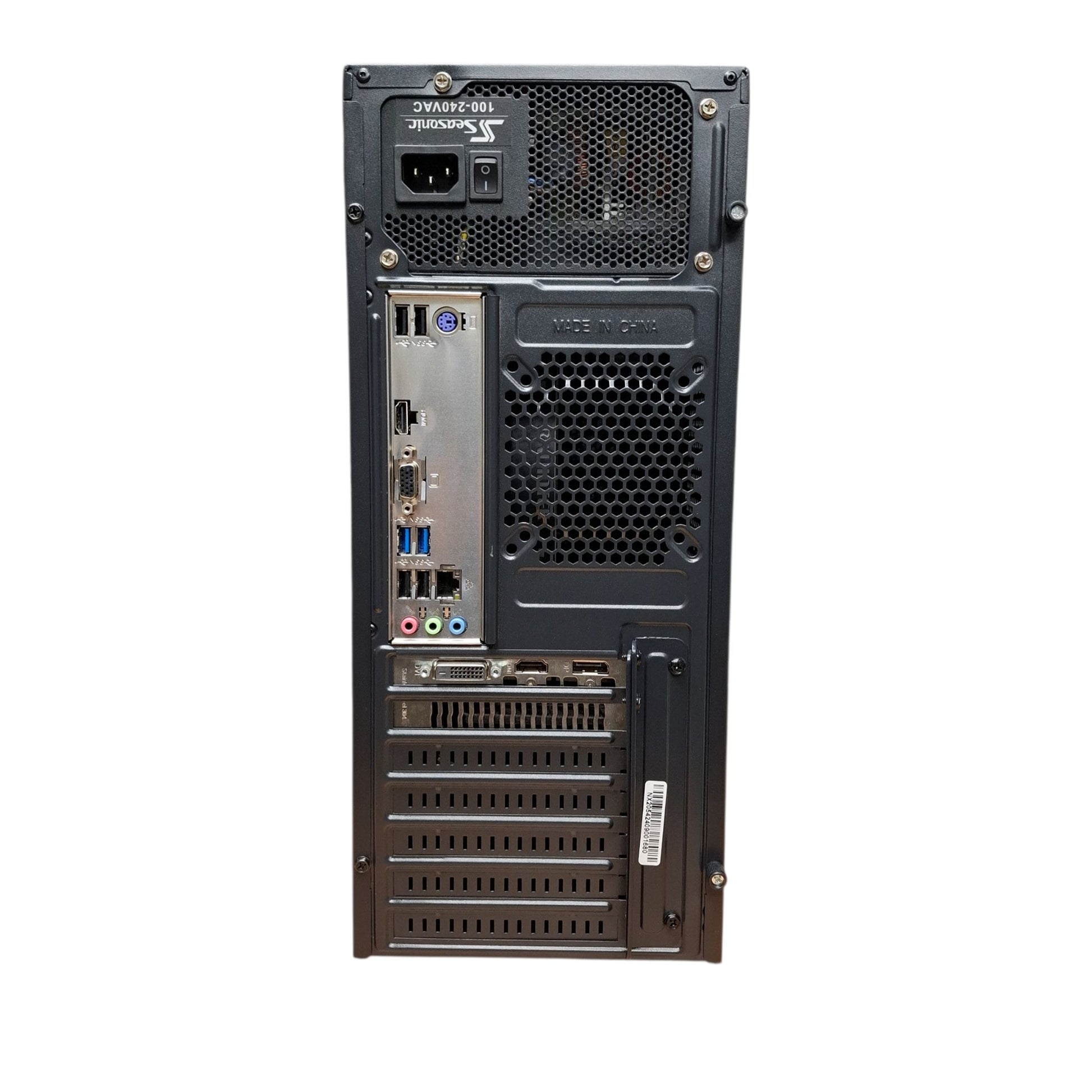 Gaming PC AMD Ryzen 5 2600 16GB RAM 512GB SSD 1TB HDD GTX 1650 Windows 11 Pro