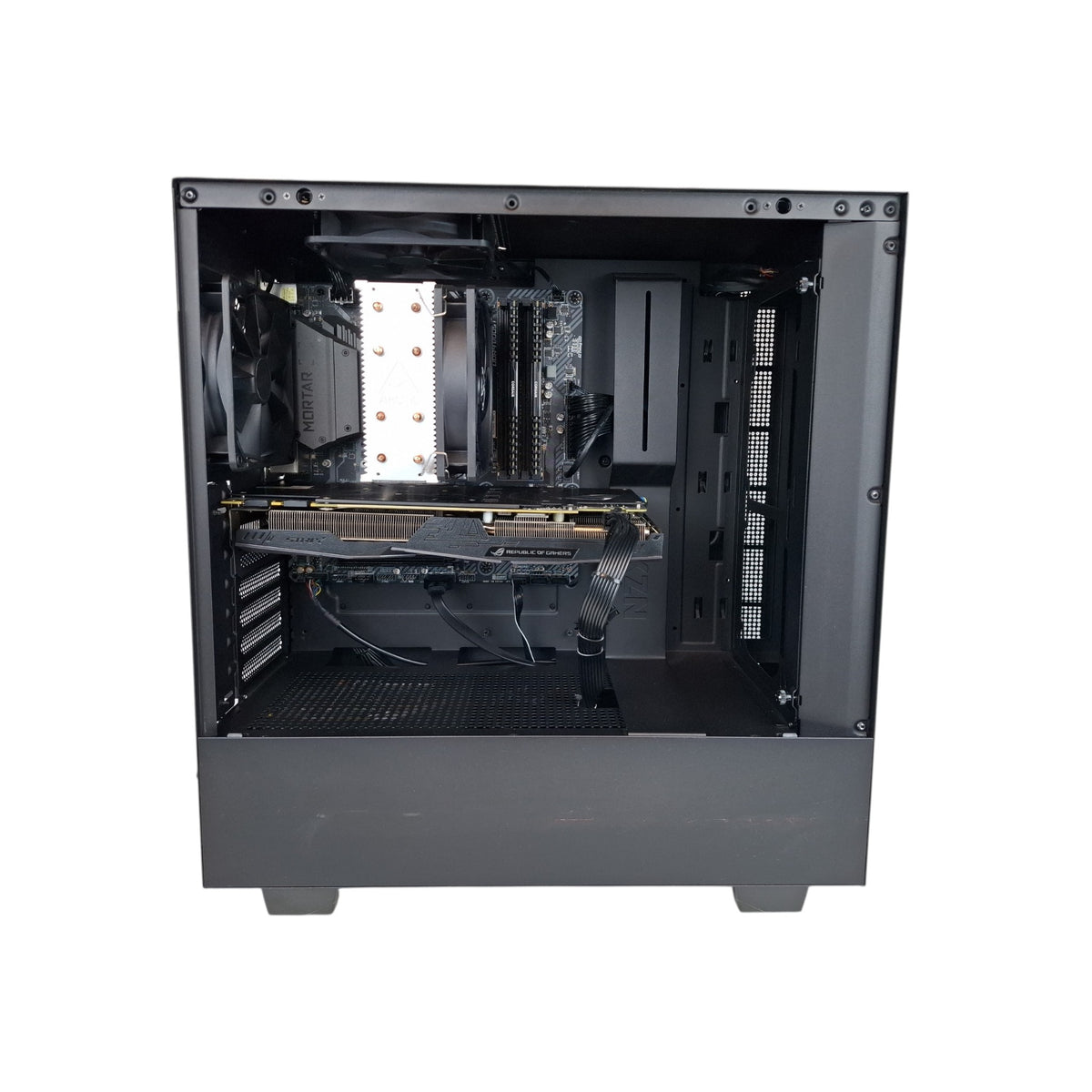 Gaming PC NZXT Intel Core i7 9700F 16 GB RAM 1 TB SSD GTX 1070 8GB Full HD Gaming Win 11