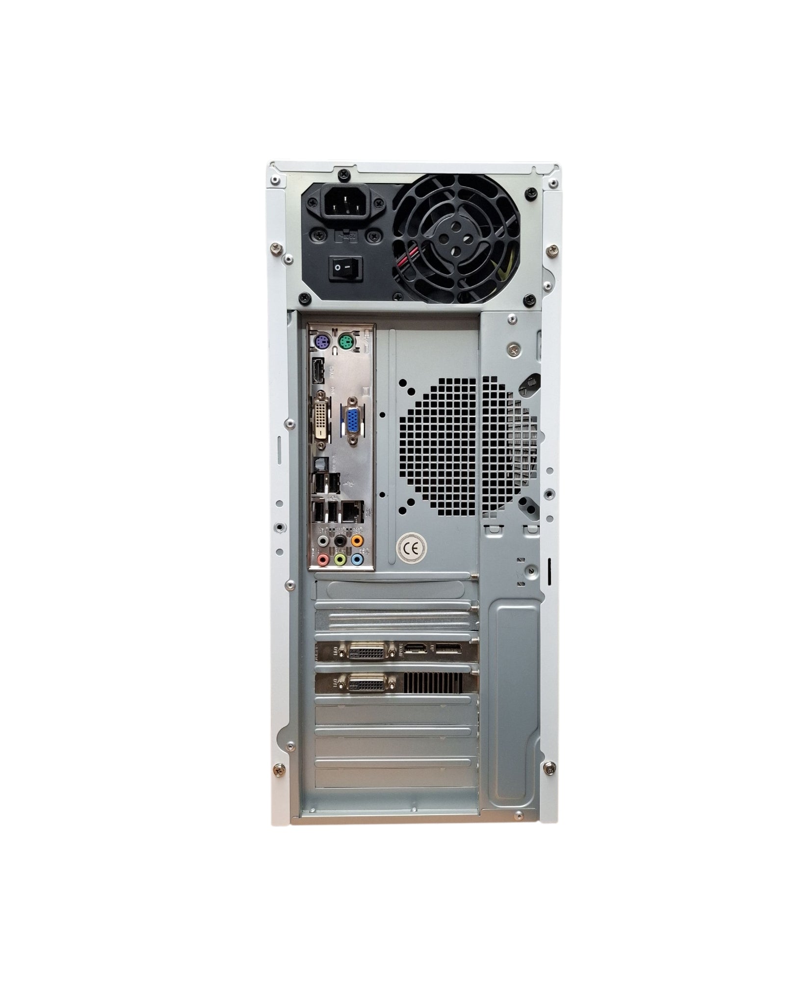 Windows XP Gaming PC Retro SSD Radeon HD 5770 Weiß