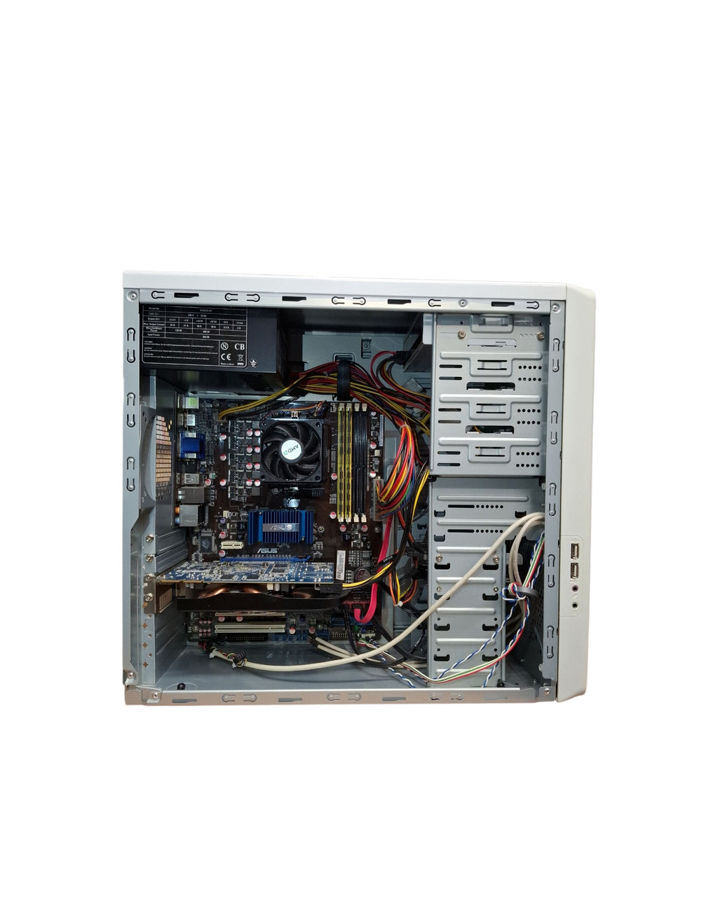 Windows XP Gaming PC Retro SSD Radeon HD 5770 Weiß