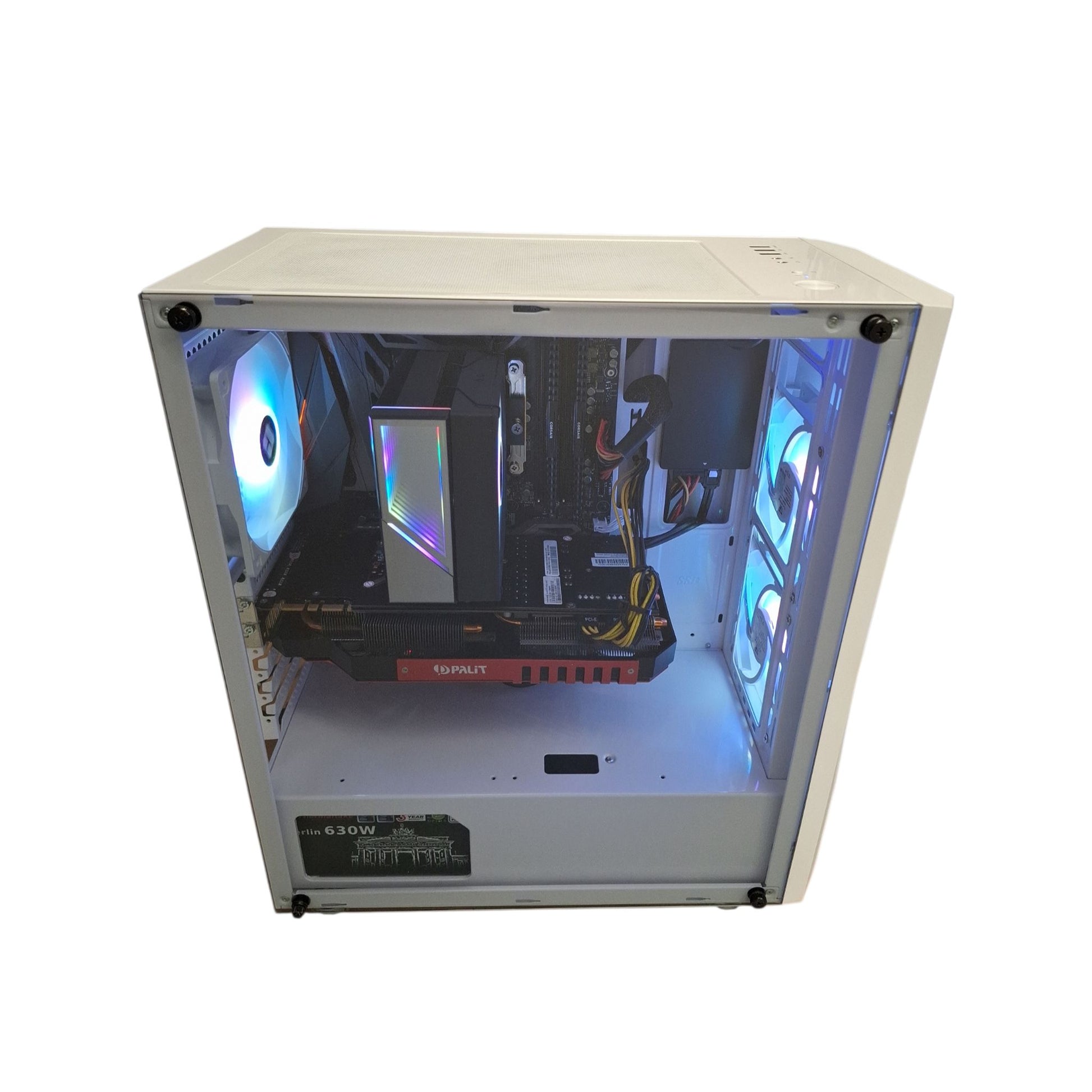 Gaming PC Weiß Core i7 6700 16GB RAM 512GB SSD GTX 980 JetStream Windows 10 Pro
