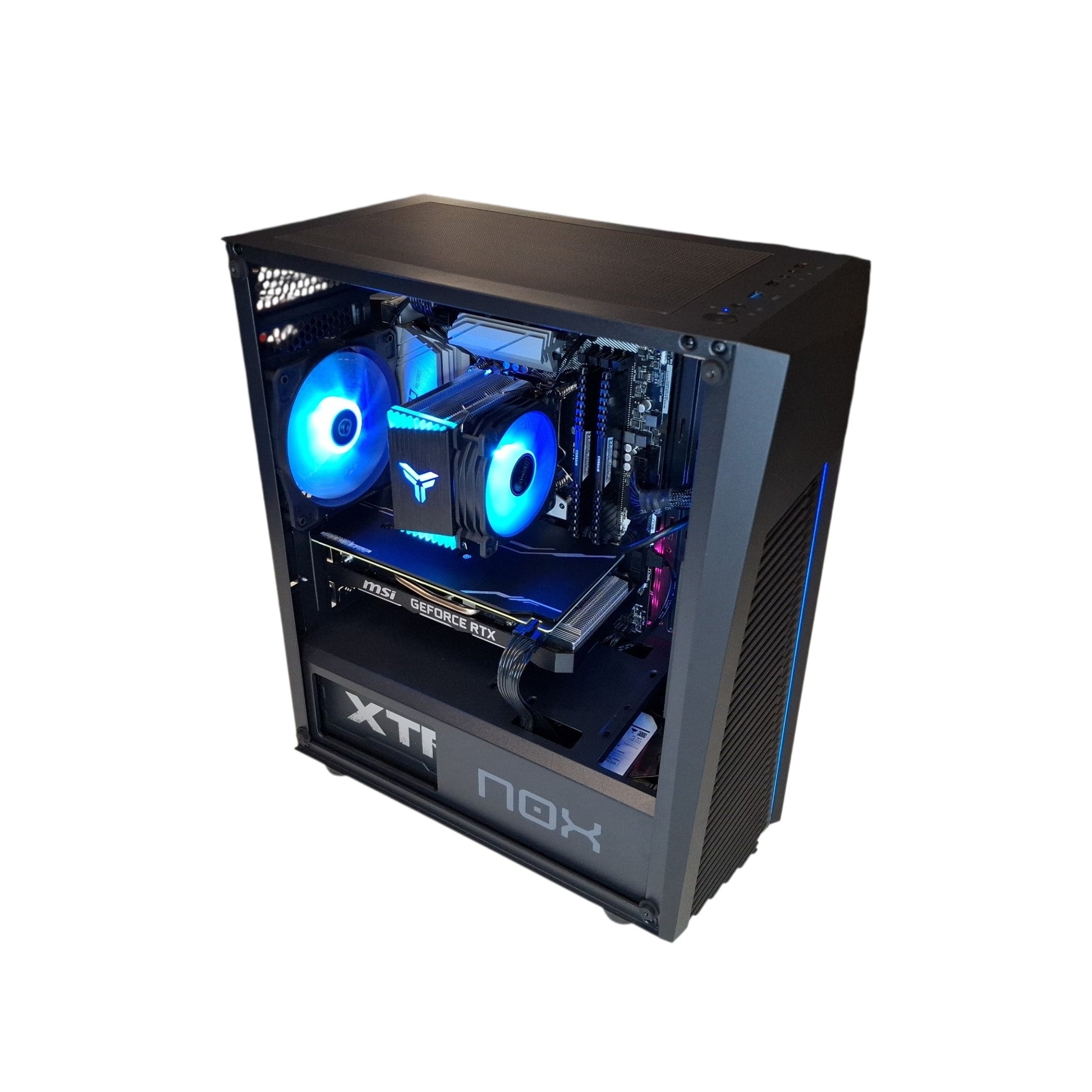 Gaming PC Intel i5-10400 32 GB DDR4 RAM 500 GB NVMe SSD 1 TB HDD RTX 2070 Windows 11 Pro