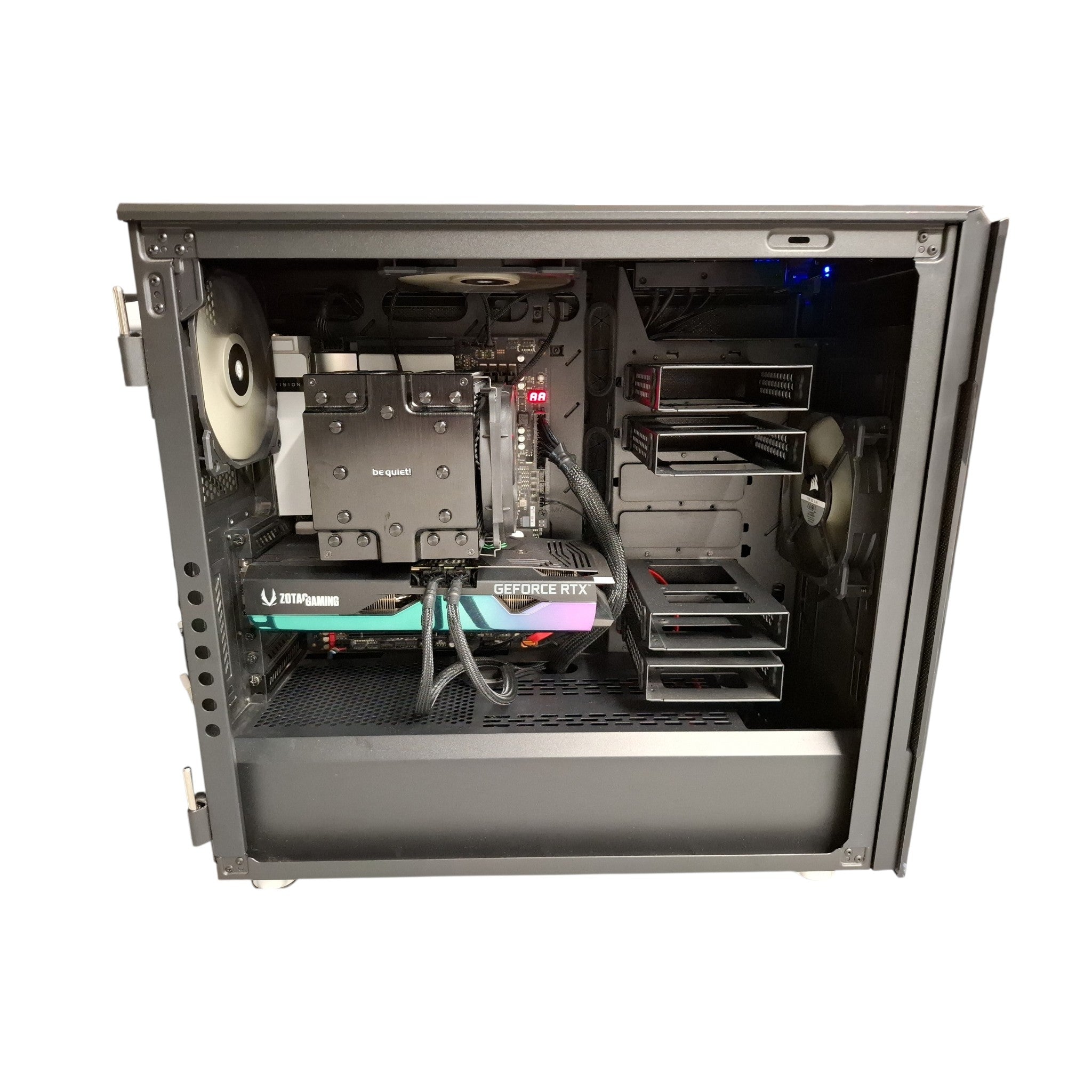 Ryzen 9 Gaming PC 4K 64GB DDR4 3000MHz RAM RTX 3070 1.5TB M2 SSD be quiet! Windows 11 Pro