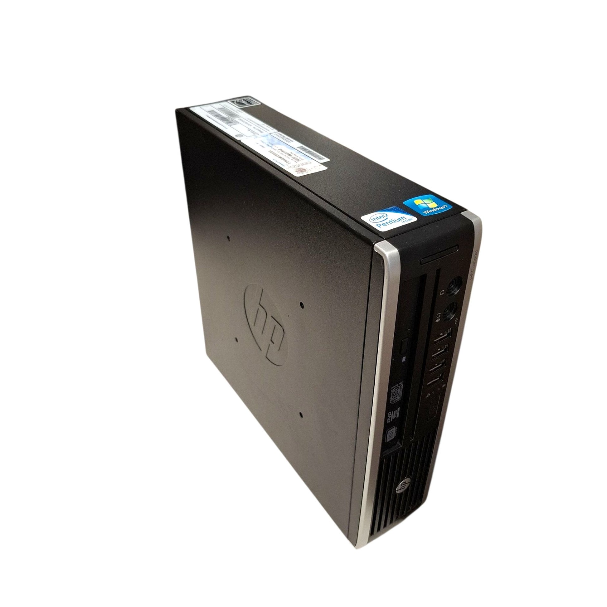 Retro PC HP Compaq 8200 Elite Ultra-Slim Pentium G630 4GB RAM 500GB Windows 7 Pro 32Bit