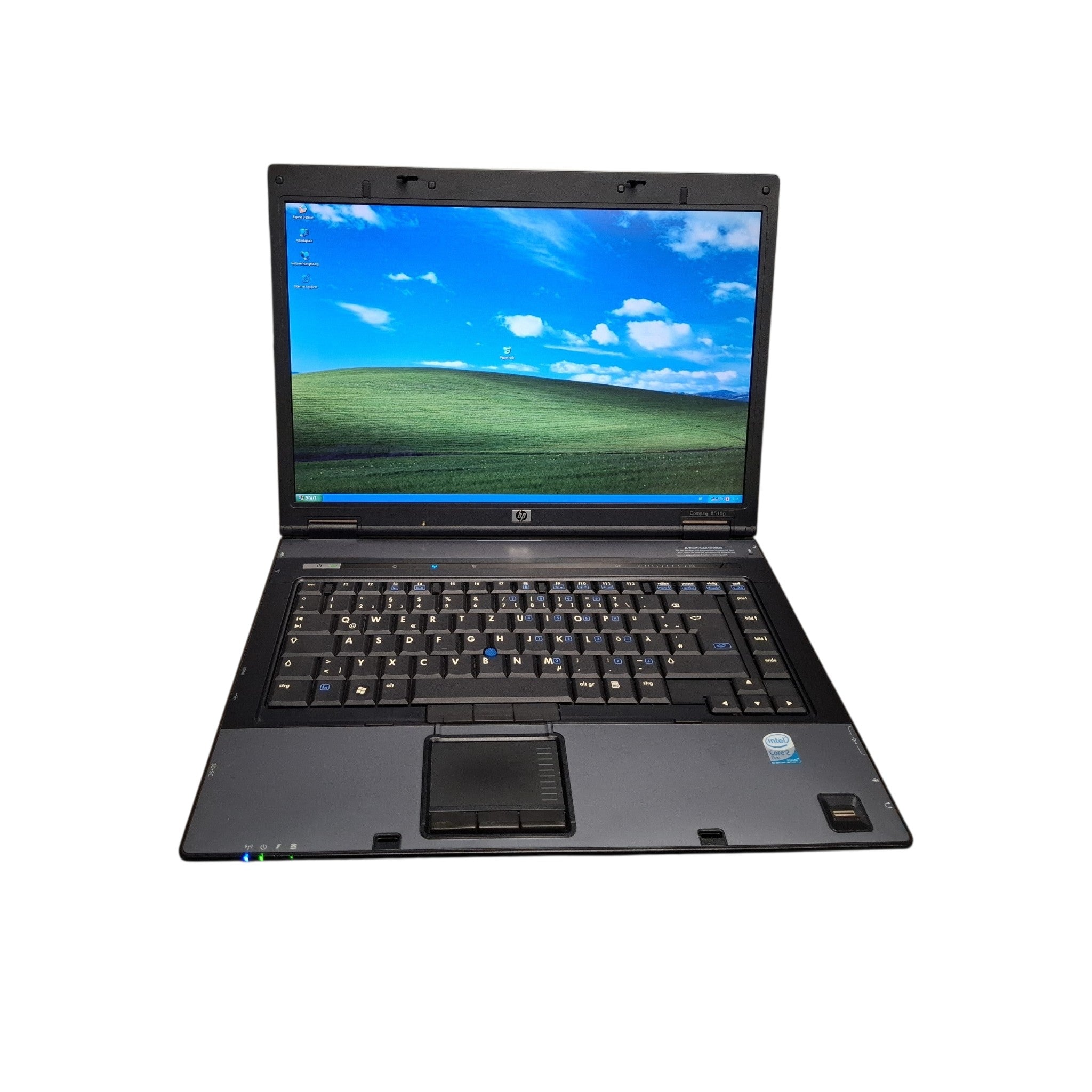 Win XP Retro Laptop HP Compaq 8510p 15,4" Core 2 Duo 4GB RAM 120GB SSD Windows XP Pro