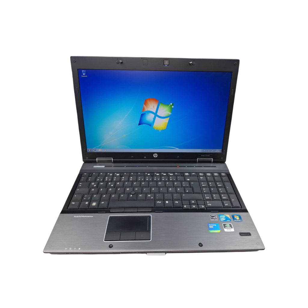 Retro Laptop HP EliteBook 8540w Mobile Workstation i5-M520 8 GB 480 GB SSD Win 7 Pro