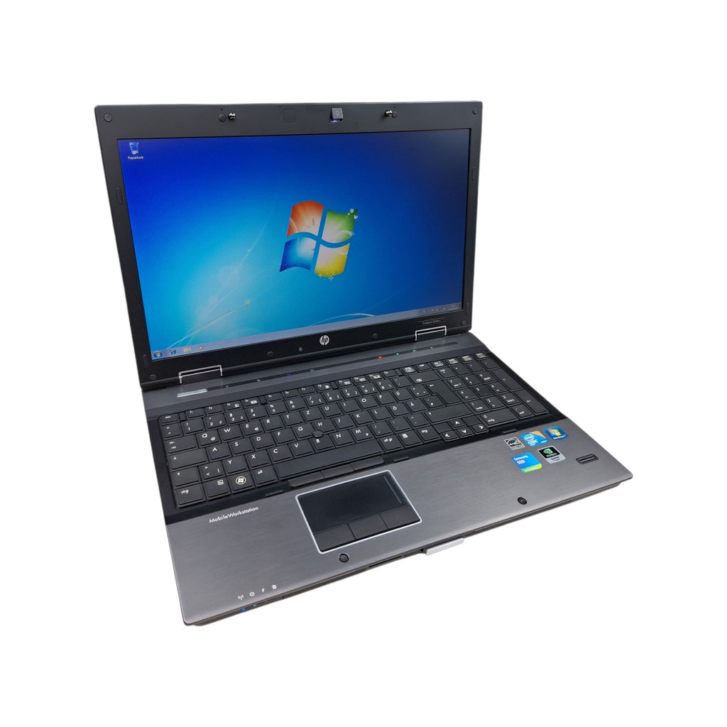 Retro Laptop HP EliteBook 8540w Mobile Workstation i5-M520 8 GB 480 GB SSD Win 7 Pro