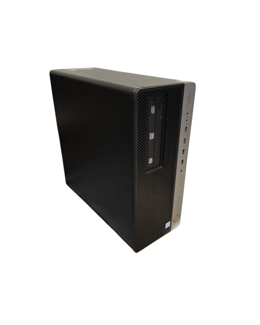 Windows 11 PC gebraucht HP Elite Desk 800 G4 TWR SSD 2x DVD