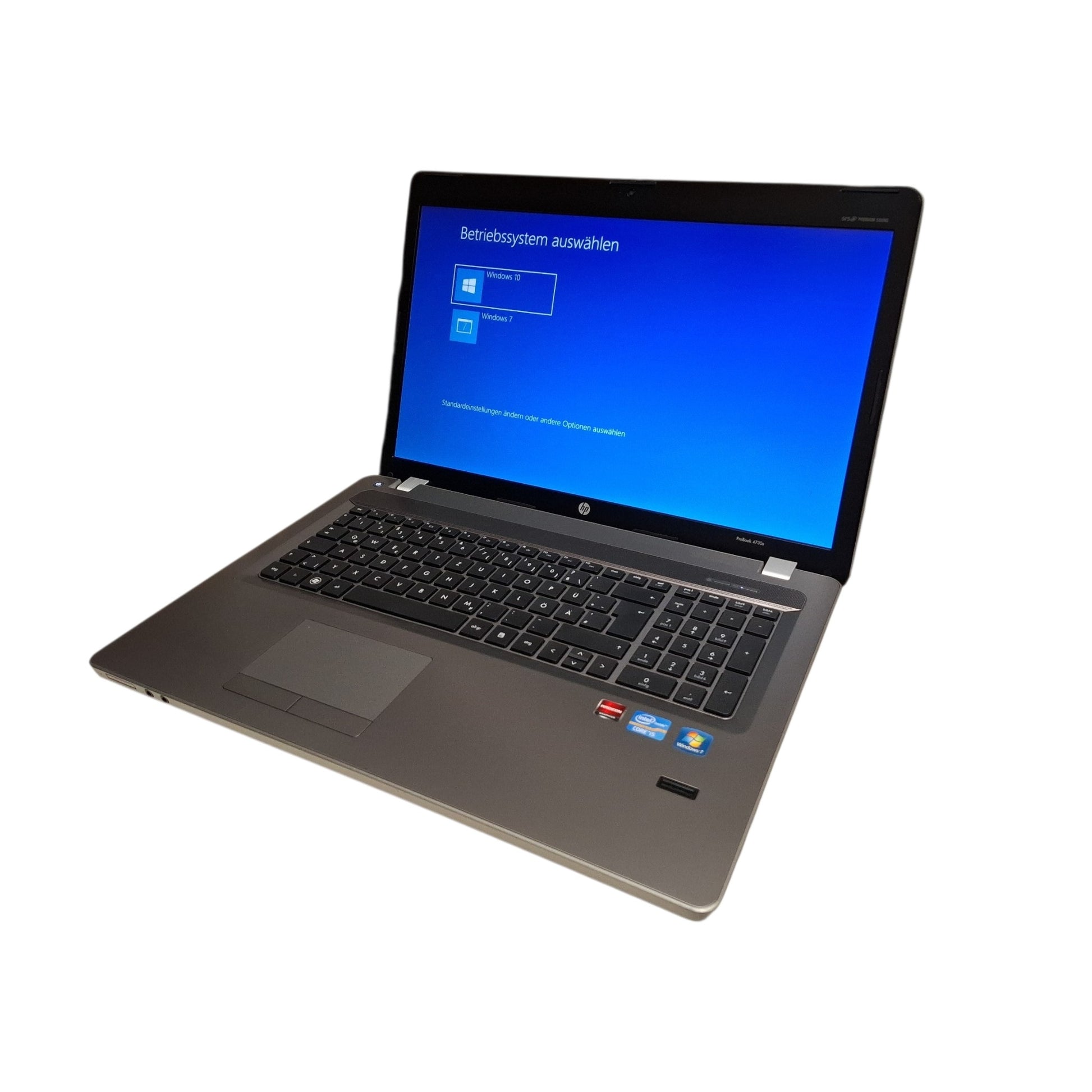 Dual-Boot Laptop Retro HP ProBook 4730s 17 Zoll i5-2430M 500GB SSD Windows 7/ Windows 10
