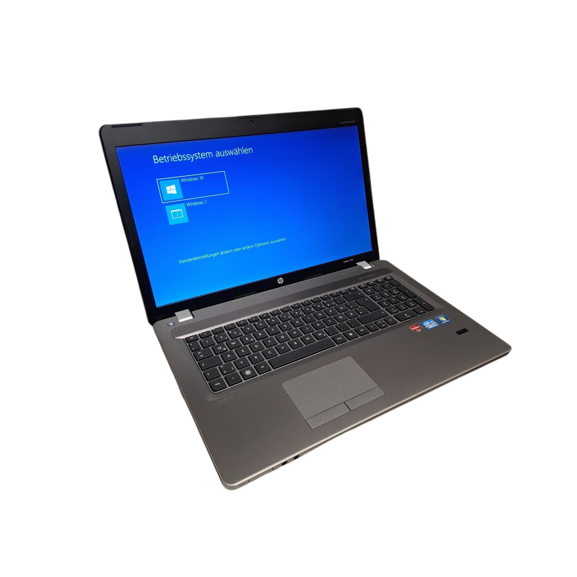 Dual-Boot Laptop Retro HP ProBook 4730s 17 Zoll i5-2430M 500GB SSD Windows 7/ Windows 10