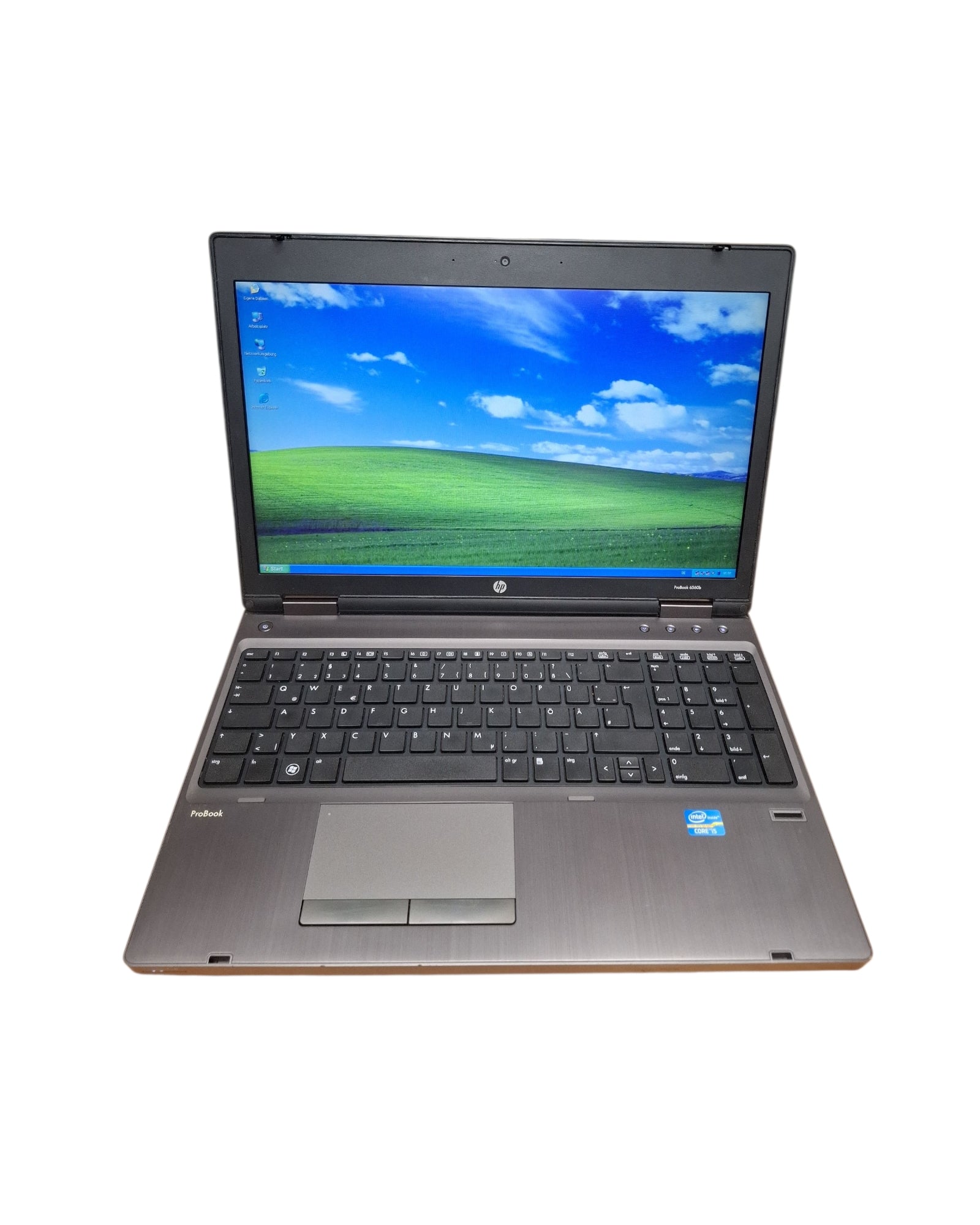 Windows XP Laptop Retro HP ProBook 6560b AMD Grafik I5 SSD DVD