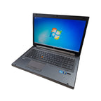 Retro Laptop 17 Zoll Win 7 Win 10 HP EliteBook 8760w Mobile Workstation i5-2540M 16 GB Dual-Boot DVD