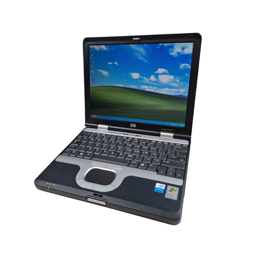 Retro Laptop HP Compaq nc4010 Pentium M 1600 MHz 1024 MB RAM 128 GB SSD Win XP