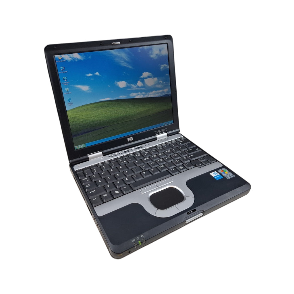 Retro Laptop HP Compaq nc4010 Pentium M 1600 MHz 1024 MB RAM 128 GB SSD Win XP