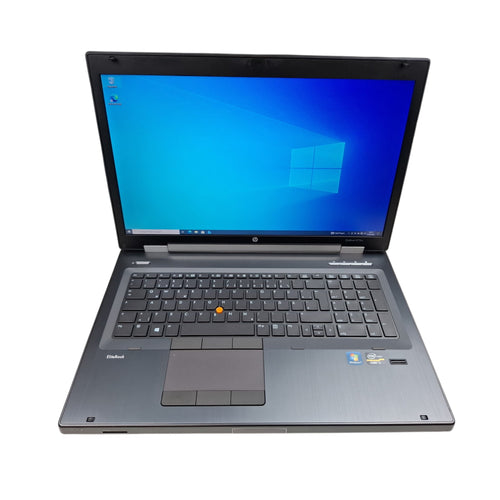 Retro Laptop HP EliteBook 8770w Mobile Workstation i7-3920XM 32 GB 512 GB SSD K4000M Win 10 Pro