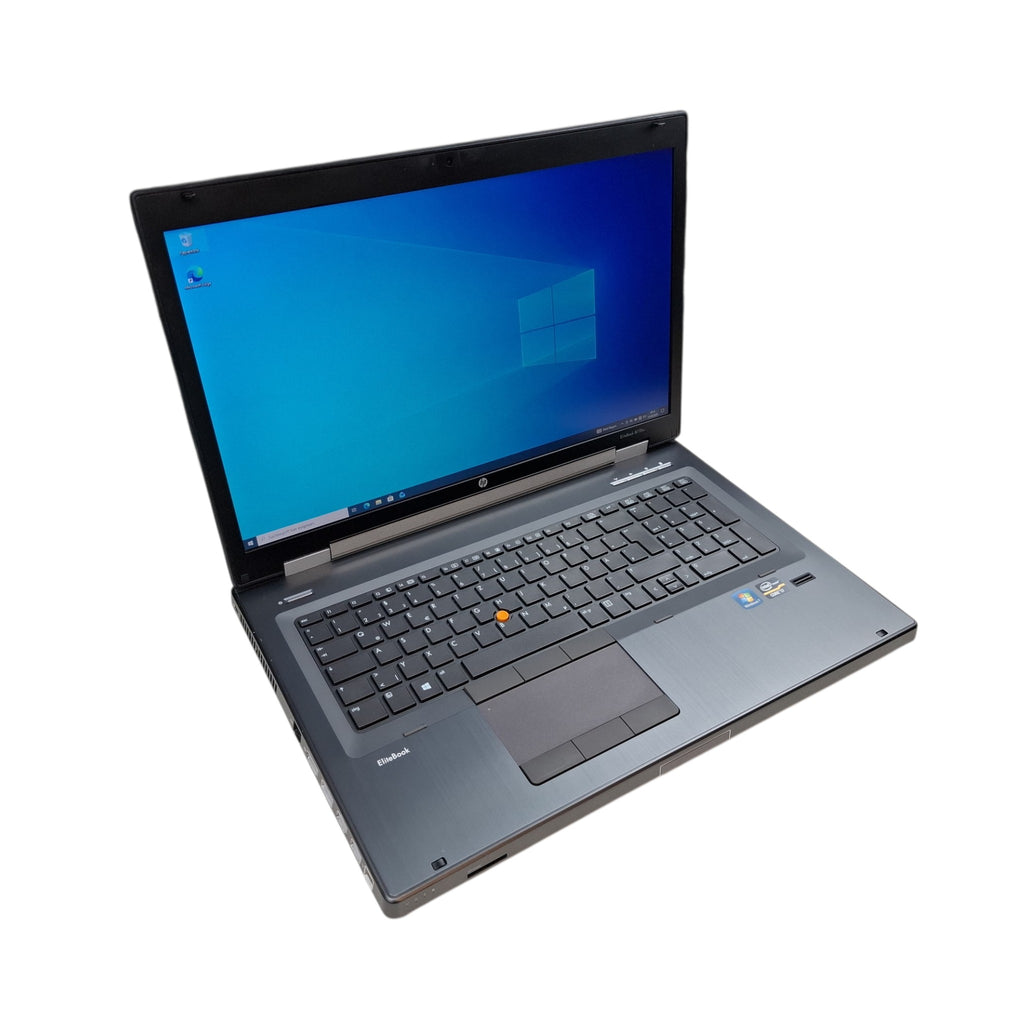 Retro Laptop HP EliteBook 8770w Mobile Workstation i7-3920XM 32 GB 512 GB SSD K4000M Win 10 Pro