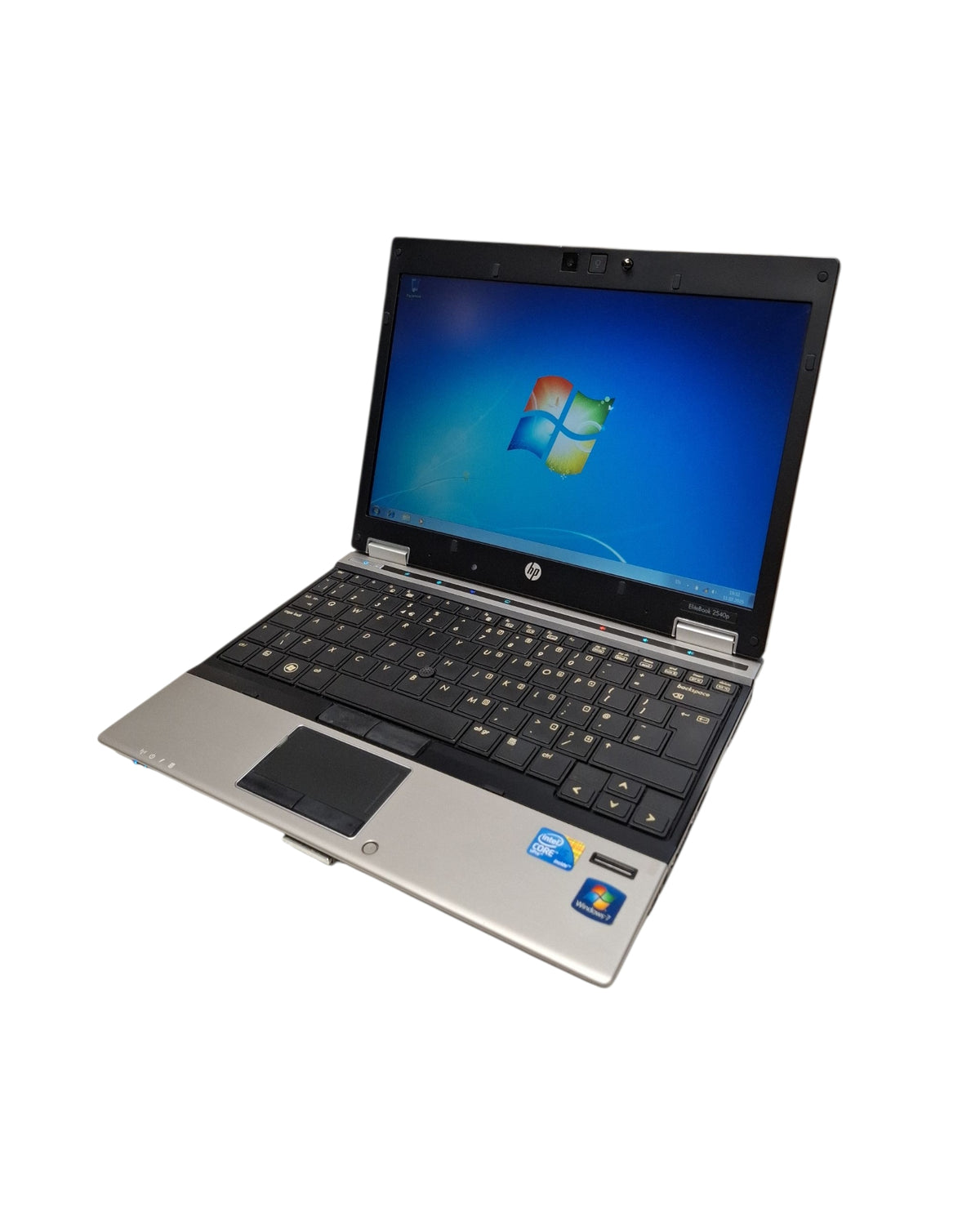 Windows 7 Laptop Retro HP EliteBook 2540p intel Core I5 500 GB HDD 16:10 Windows 7 32Bit