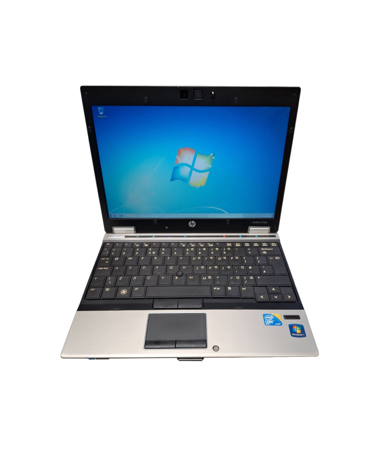 Windows 7 Laptop Retro HP EliteBook 2540p intel Core I5 500 GB HDD 16:10 Windows 7 32Bit