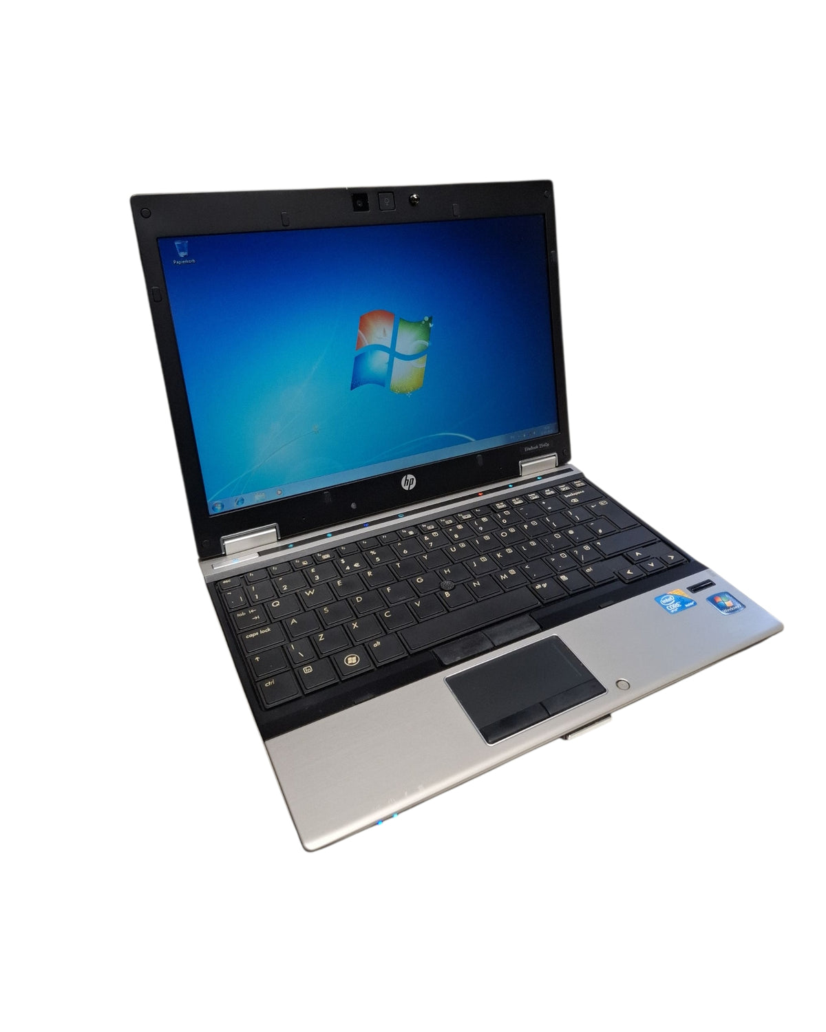 Windows 7 Laptop Retro HP EliteBook 2540p intel Core I5 500 GB HDD 16:10 Windows 7 32Bit