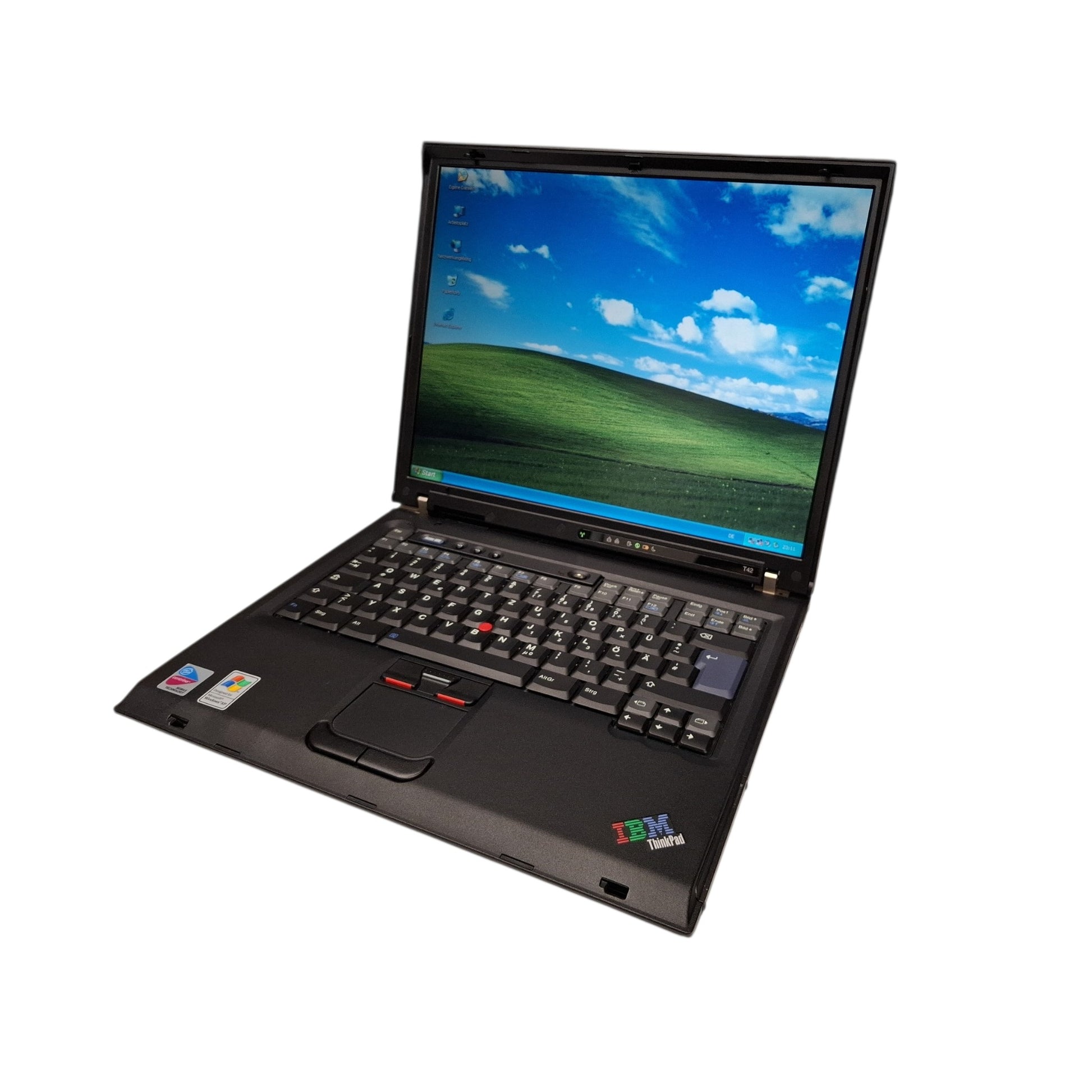 Windows XP Laptop Retro IBM ThinkPad T42 Intel Pentium M Windows XP Pro SP3