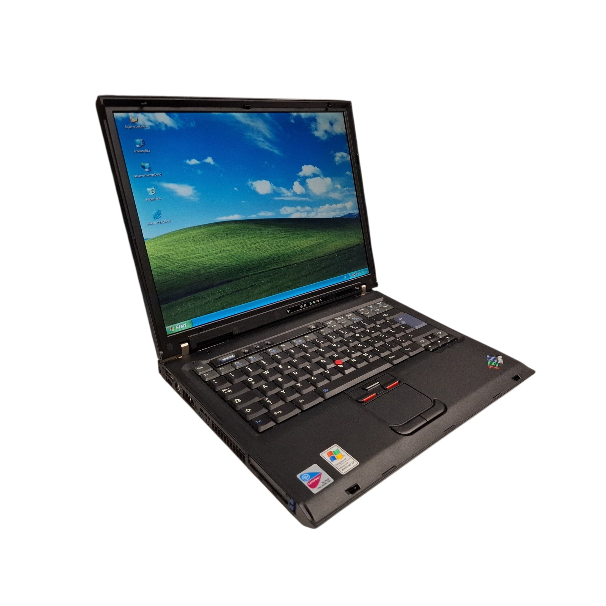 Windows XP Laptop Retro IBM ThinkPad T42 Intel Pentium M Windows XP Pro SP3
