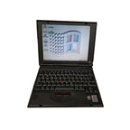 Win 98 Retro Laptop IBM ThinkPad 240X Pentium 3 500MHz 192MB RAM 32GB SSD Windows 98