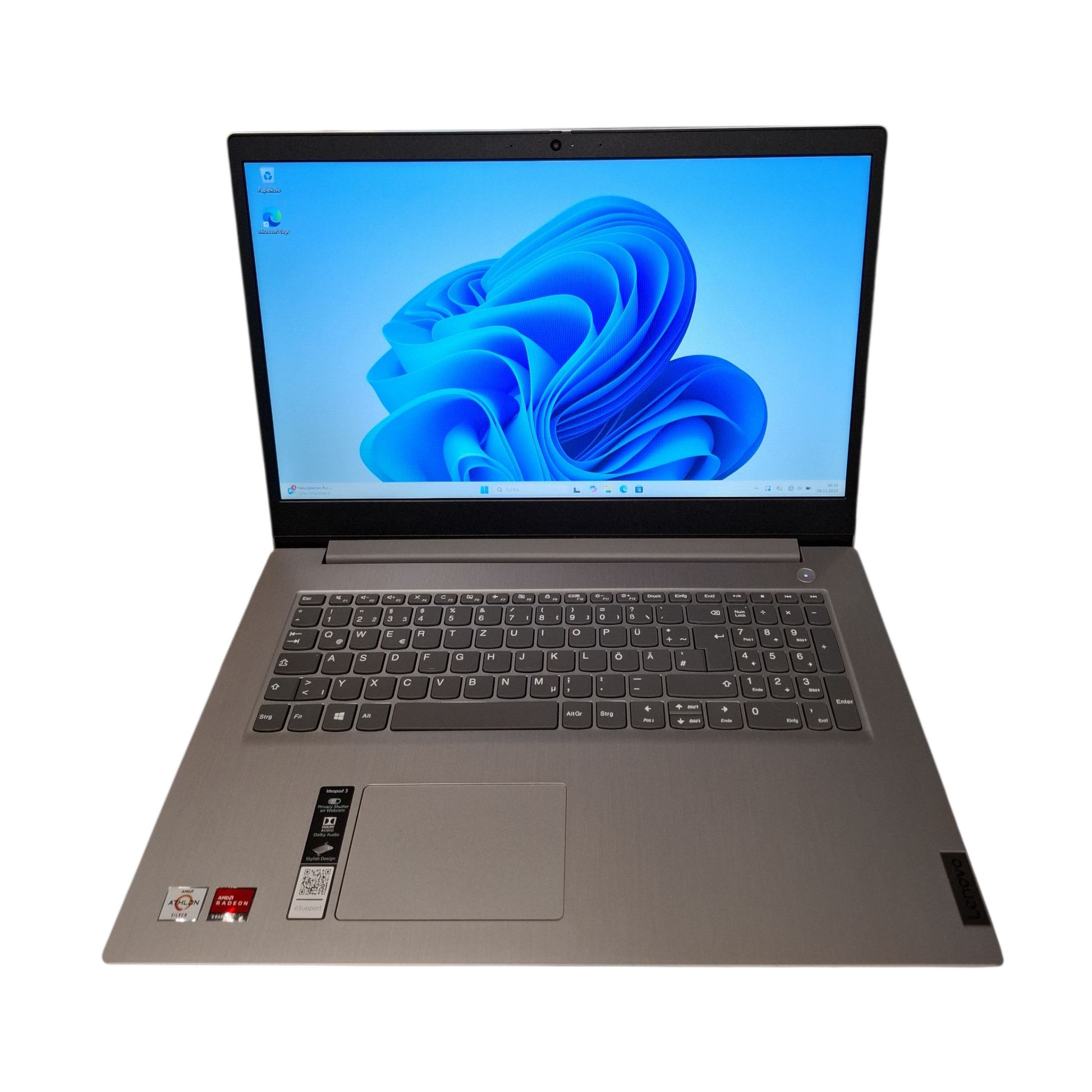 Lenovo IdeaPad 3 17 Zoll Laptop Windows 11 SSD