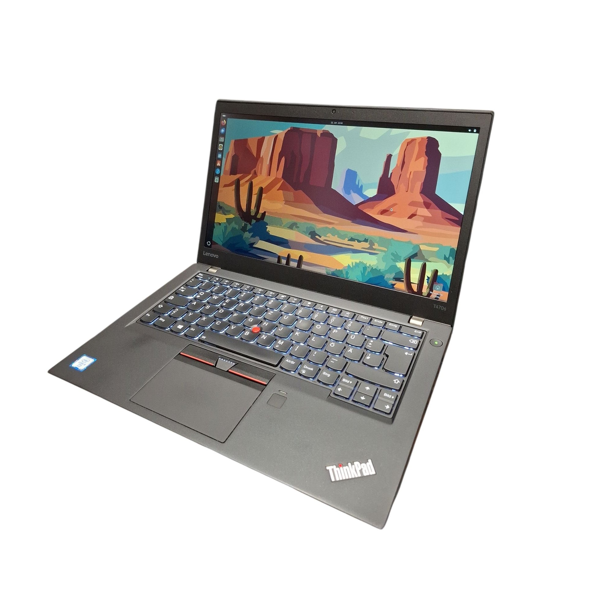 Lenovo ThinkPad T470s i5 6300U 8GB RAM 256GB SSD Touchscreen Linux Ubuntu