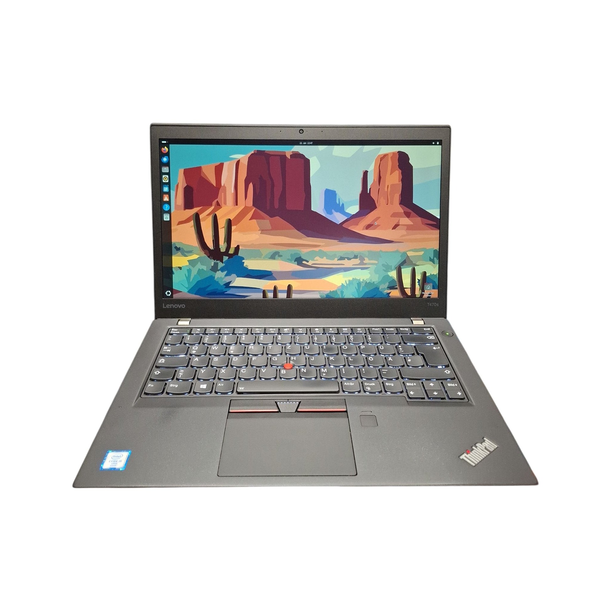 Lenovo ThinkPad T470s i5 6300U 8GB RAM 256GB SSD Touchscreen Linux Ubuntu