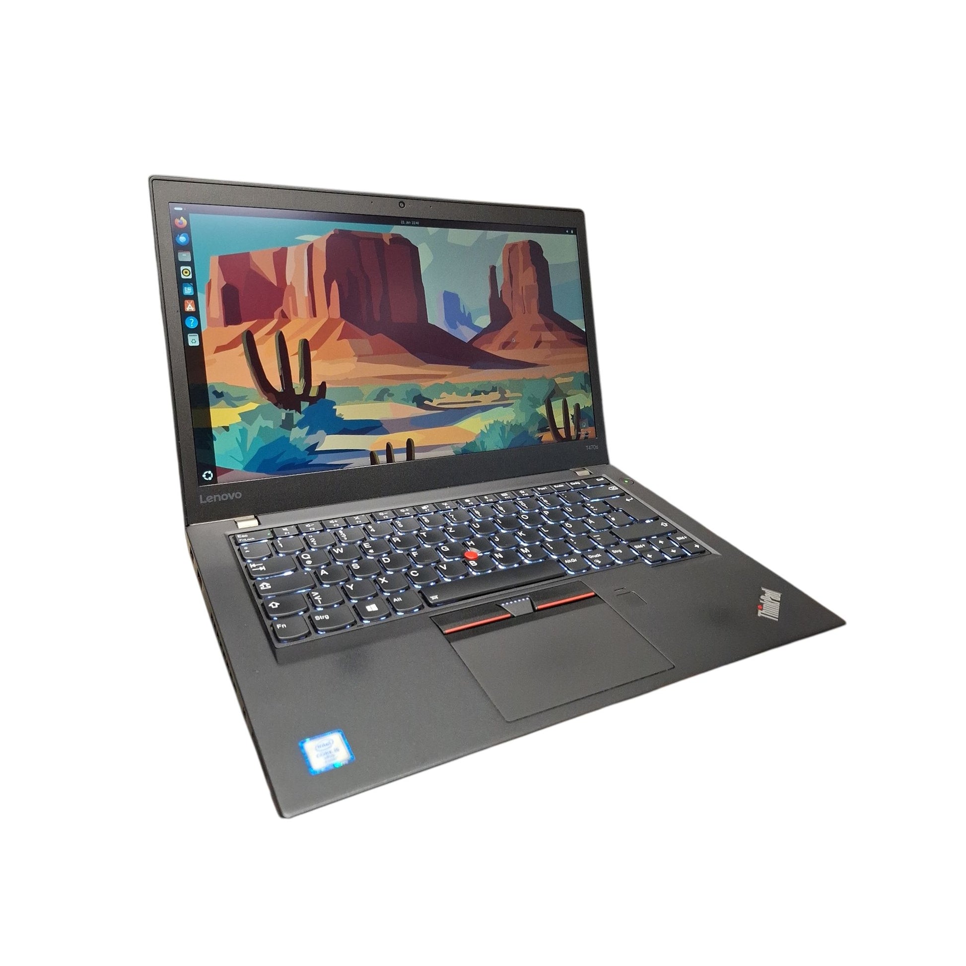 Lenovo ThinkPad T470s i5 6300U 8GB RAM 256GB SSD Touchscreen Linux Ubuntu