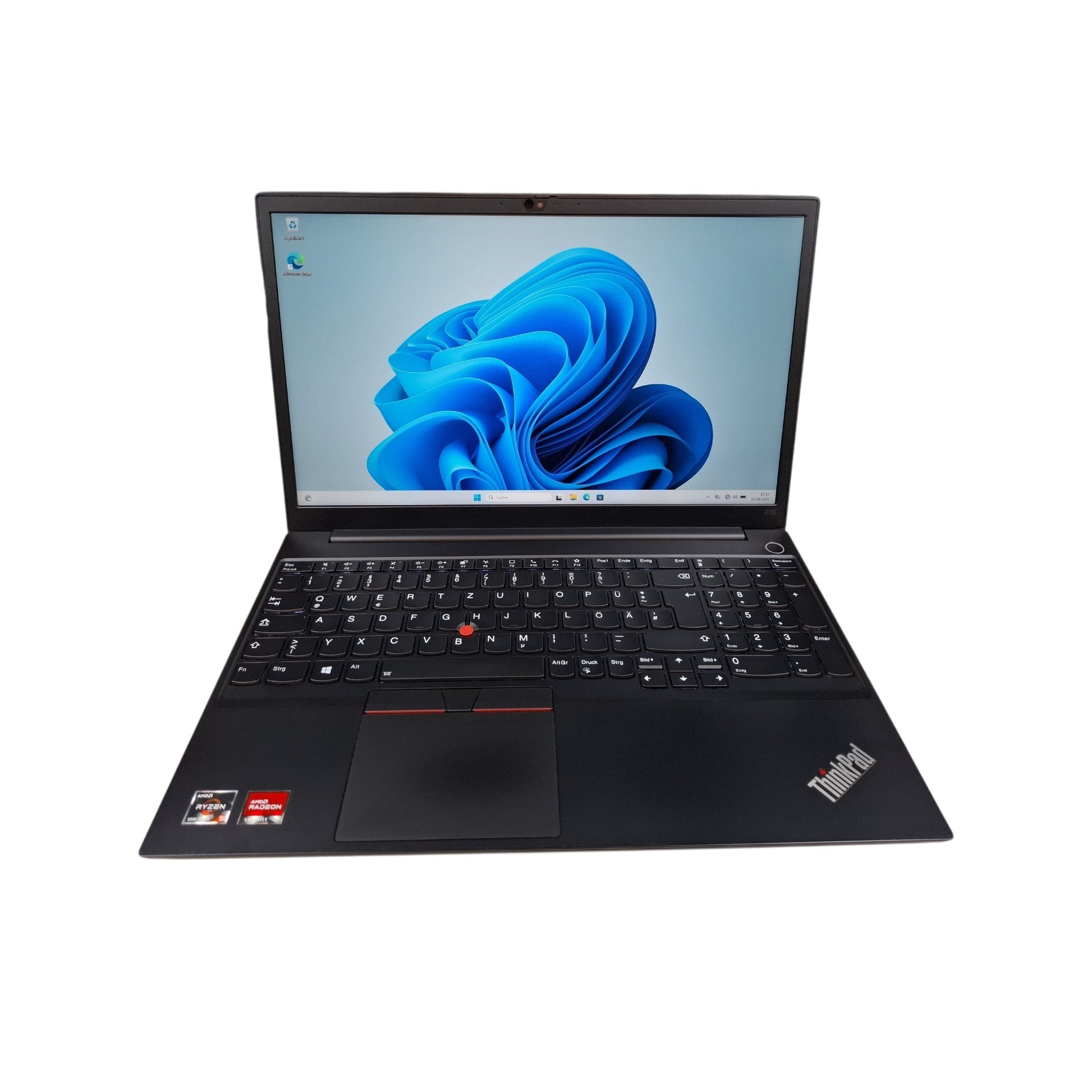 Windows 11 Business Laptop Lenovo ThinkPad E15 Ryzen 5 5500U 16 GB 256 GB SSD