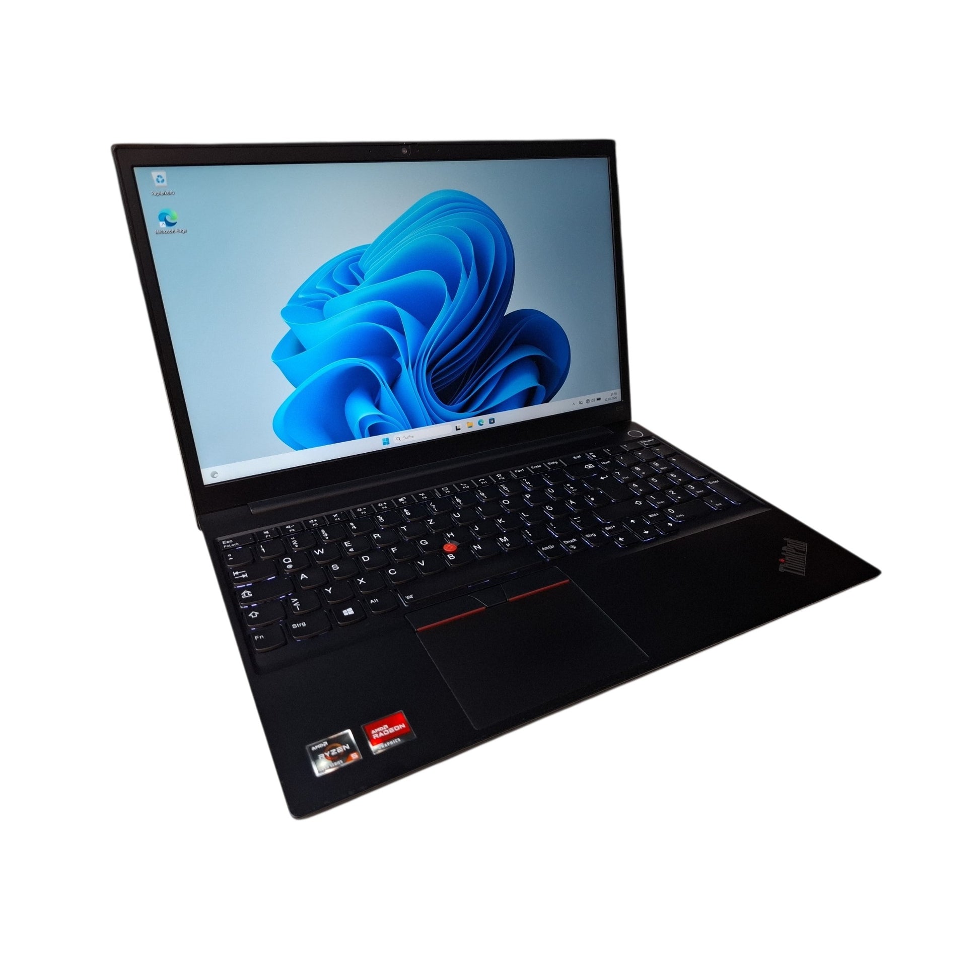 Windows 11 Business Laptop Lenovo ThinkPad E15 Ryzen 5 5500U 16 GB 256 GB SSD