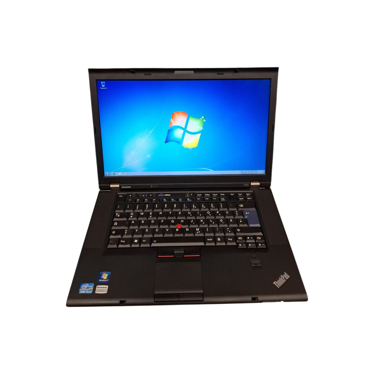 Windows 7 Laptop Retro Lenovo ThinkPad T520 I5 4GB RAM 500GB SSD Windows 7 Pro