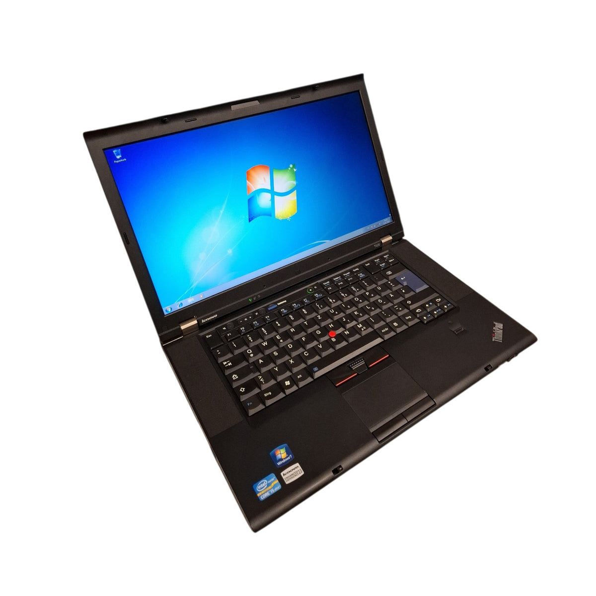 Windows 7 Laptop Retro Lenovo ThinkPad T520 I5 4GB RAM 500GB SSD Windows 7 Pro