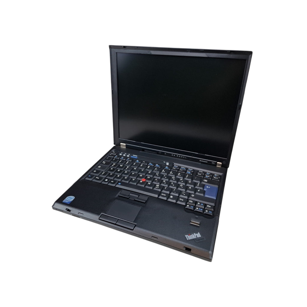Retro Laptop Lenovo ThinkPad T61 Core 2 Duo T7100 2 GB 120 GB SSD Win XP Pro 32Bit