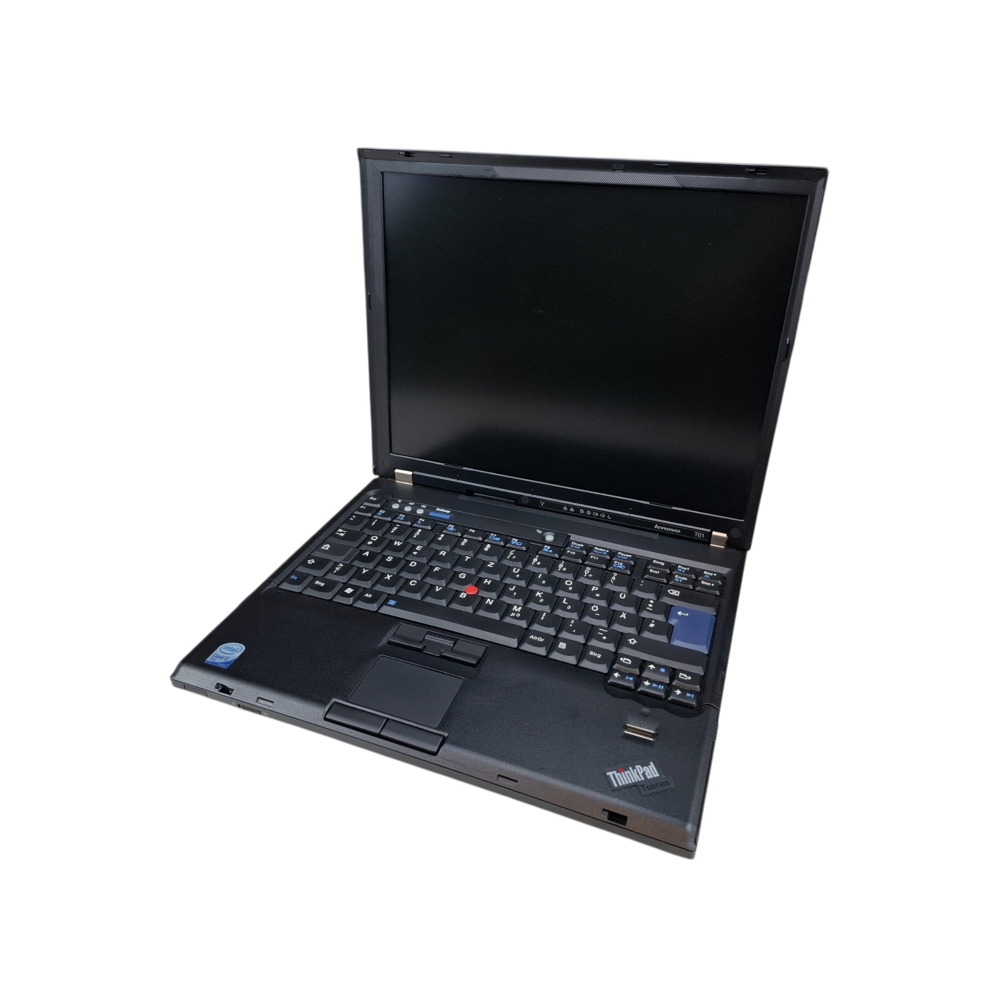 Retro Laptop Lenovo ThinkPad T61 Core 2 Duo T7100 2 GB 120 GB SSD Win XP Pro 32Bit